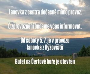 Lanová dráha z centra města dočasně  1